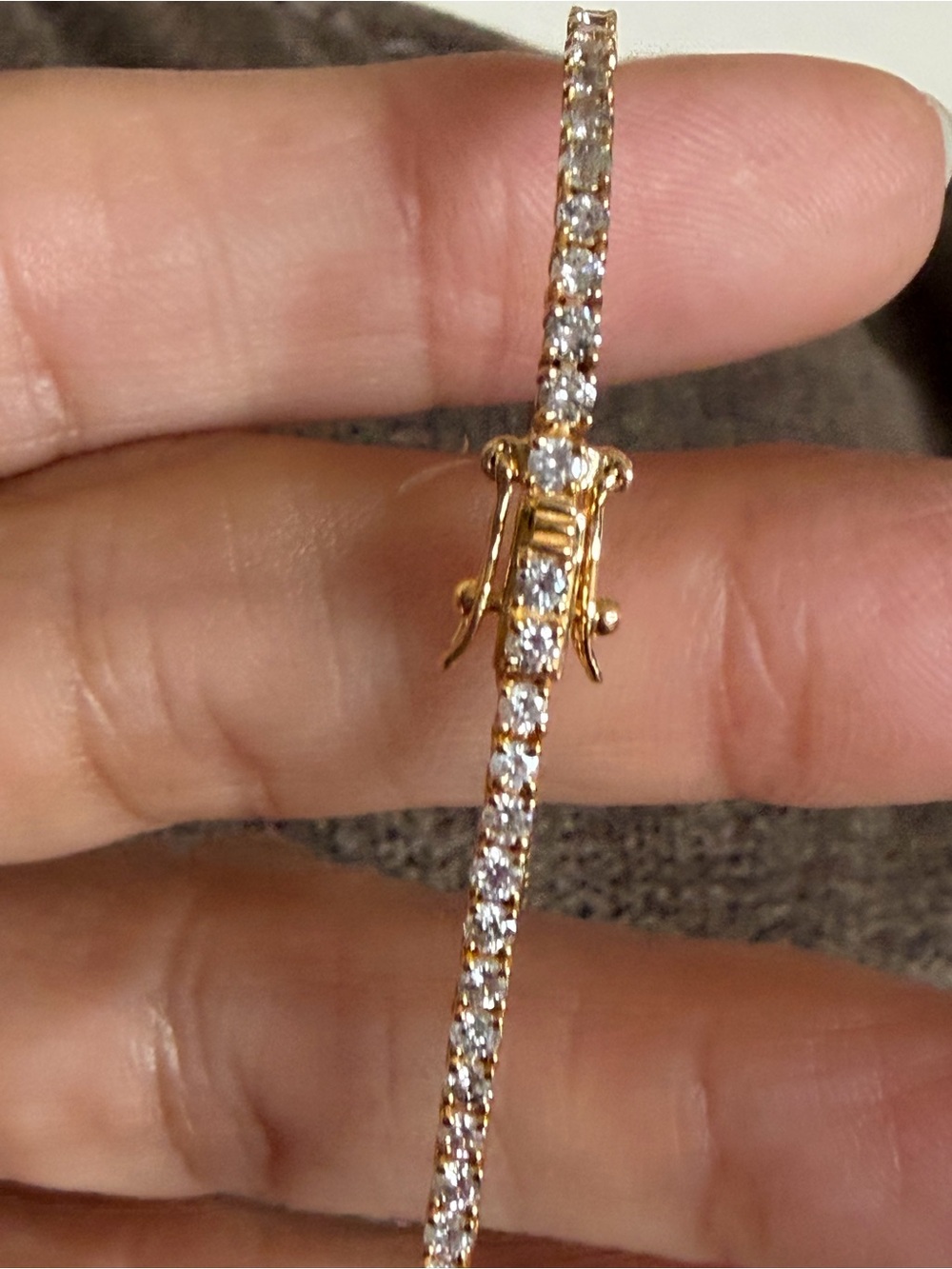 New 14K Yellow Gold 2.75 CTW Natural Diamond Tennis Bracelet – Certificate